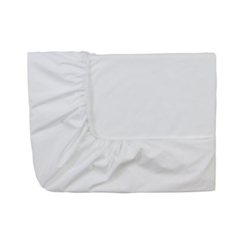 ESSIX Royal Line Spannbettlaken, Baumwolle, weiß, 90 x 220 cm