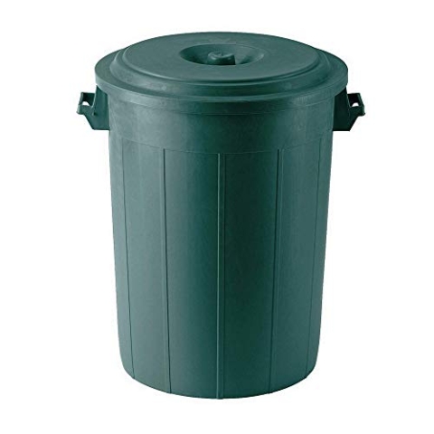 Stefanplast Mülltonne mit Deckel grün 100 l