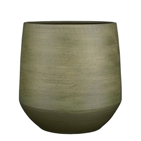 Mica Decorations Evora Blumentopf - 40x40x39 cm - Terrakotta - Grün
