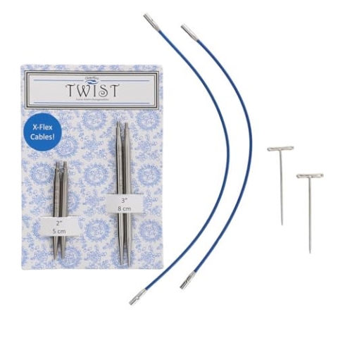 Chiaogoo - Chiaogoo -Twist (5 + 8 cm, 4,00 mm) Kurzwechselköpfige Nadel -Tipps Combo -Pack - 1 Einheit