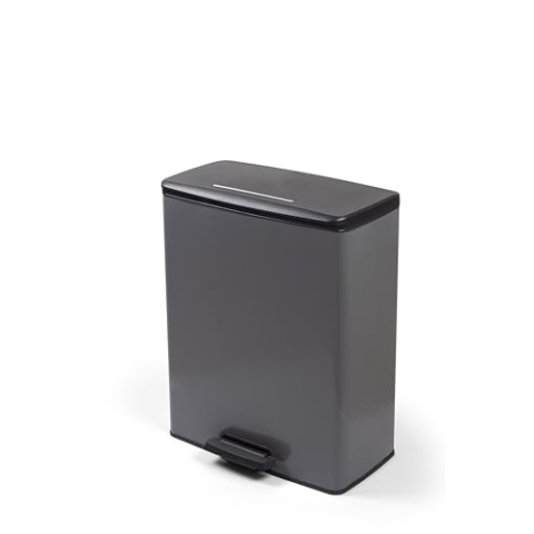 Curver Treteimer, 65 l, grau, Deckel und Beutelring