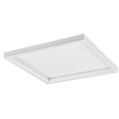 Reality Leuchten LED Deckenleuchte Rotonda R64502931, Metall Weiß matt, Kunststoff, inkl. 20 Watt LED