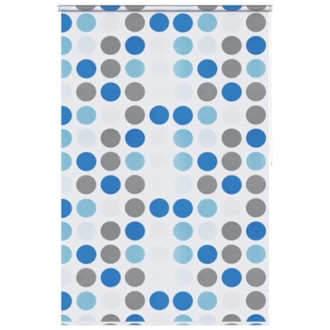 vidaXL Duschrollo 160x240cm Kreismuster Duschvorhang Badewannenvorhang Rollo