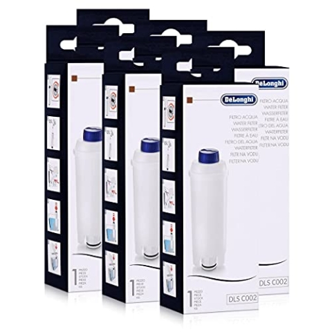 6er Pack DeLonghi Wasserfilter für Kaffemaschinen geeignet für ECAM, ESAM, ETAM, BCO,EC...
