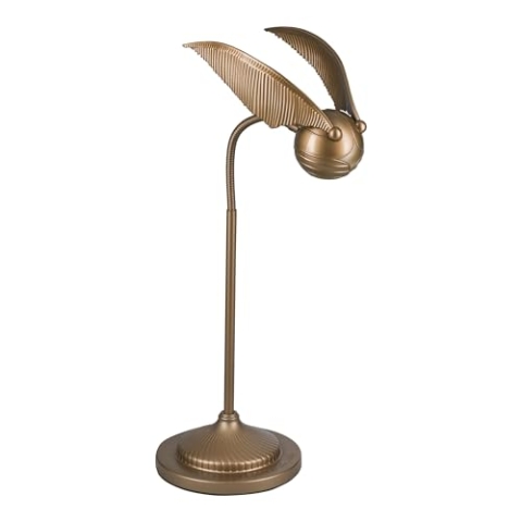 Golden Snitch Paladone Posable Schreibtischlampe - Offiziell lizenziertes Harry Potter Licht für Nachttisch Lesen, flexibler Hals, Geschenk für Home Office Decor