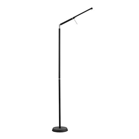 Trio Leuchten LED Stehleuchte Filigran 420490132, Metall Schwarz matt, inkl. 6 Watt LED, Dimmer