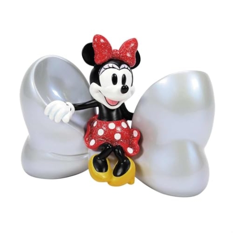 ENESCO Disney Showcase 100 Years of Wonder Minnie Mouse Bow Figur, Mehrfarbig