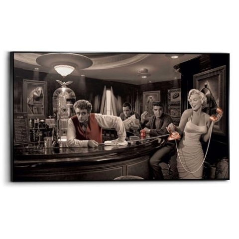 REINDERS Gerahmtes Bild, Java Dreams, Hobbyraum, Bilder, Wanddeko, Room Decor, MDF, Braun, 70x118cm