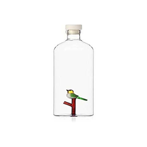 Ichendorf Milano Flasche mit Vogel, Kollektion Animal Farm