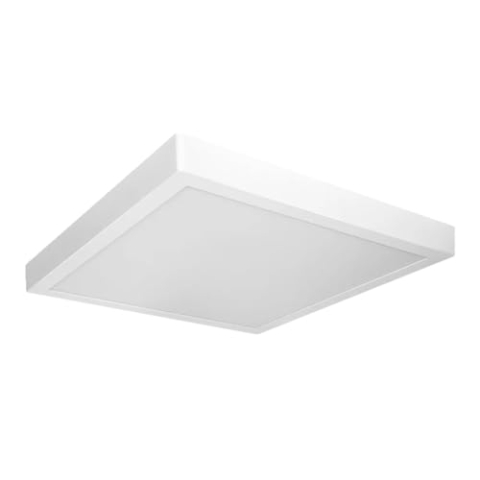 LEDVANCE LED SPOT SURFACE SMART+ 40x40cm, Deckeneinbauspot für den Innenbereich, dimmbar, 22W, Farbtemperatur 3000 - 6500K, 1800 Lumen, flaches modernes Design, inkl. Leuchtmittel, eckig, weiß