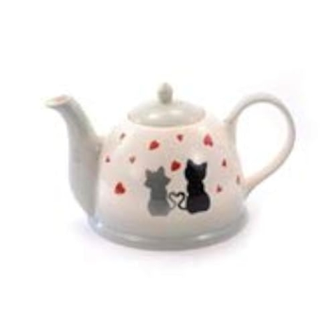 Cha Cult Teekanne Colette 1,5l Keramik Katze