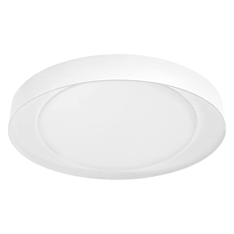 LEDVANCE Smarte LED Wand-und Deckenleuchte für Innen mit WiFi Technologie, Lichtfarbe änderbar (3000K-6500K), Weiss, 490mm, Kompatibel mit Google und Alexa Voice Control, SMART+ WIFI ORBIS EYE