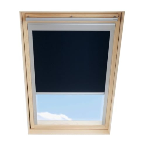 Dachfenster Verdunkelungsrollo kompatibel mit VELUX, Schwarz, für SK08