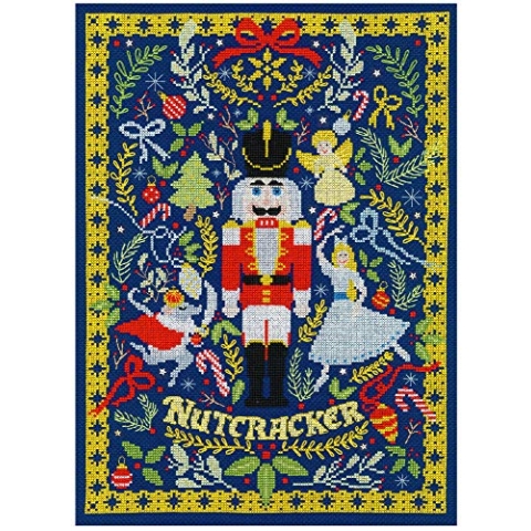 Bothy Threads Kreuzstich-Set "Der Weihnachtsnussknacker", 26x36cm, XX17, Zählmuster