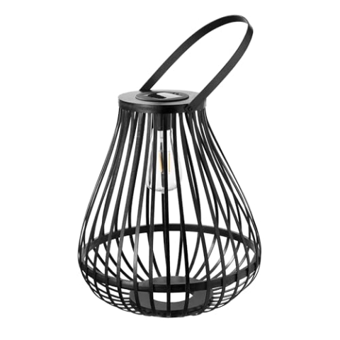 48345 Pauleen Solarlaterne Spark IP44 2700K 7lm Schwarz Solarleuchte