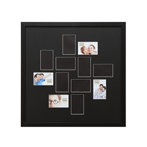 Deknudt Frames Foto, Kunstharz, Schwarz, 6 X 6 X 1,6 cm