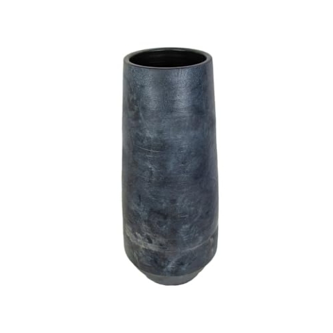 Romimex Vase, Grau, Keramik, 22 x 60 x 22 cm
