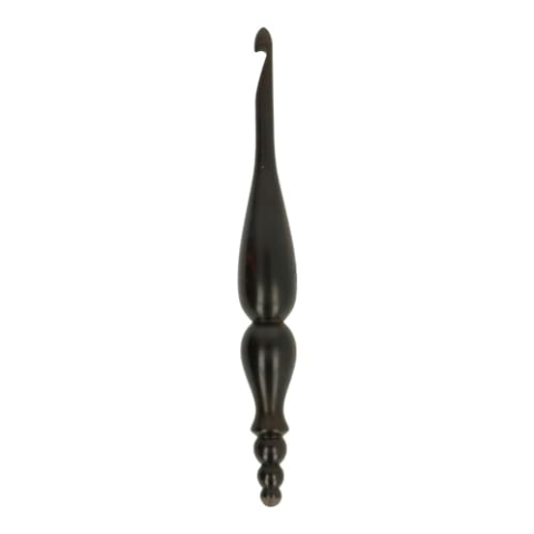 Furls FFCROBLAC0600 Häkelnadeln, Wood, Blackwood, 6mm