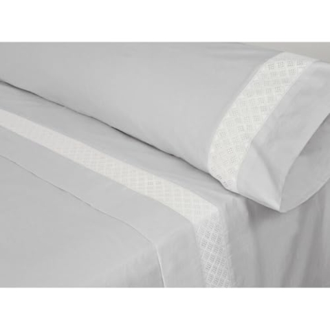 Pierre Cardin Bettwäsche-Set Elisa, Grau, für 135 cm breite Betten