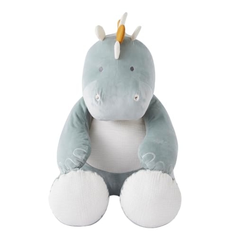 Noukie's - Schmusetuch für Kinder - Riesenplüschtier Stegi - Schmusetuch aus Bio-Baumwolle - Kindgerechte Größe (80 cm)