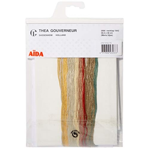 Thea GOUVERNEUR SINCE 1959 2066A Kreuzstich-Set, Mehrfarbig, 50x38cm
