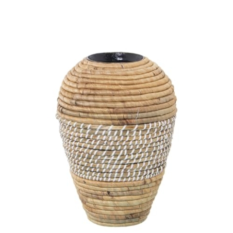 Alexandra House Living Vase Seegras 21 x 21 x 30 cm