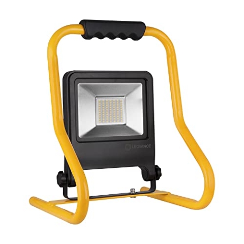 LEDVANCE Fluter LED: für Boden, WORKLIGHT VALUE H-STAND, 50 W, 220…240 V, Ausstrahlungswinkel: 110, Cool White, 4000 K, Gehäusematerial: Aluminium, IP65, 1-er-Pack
