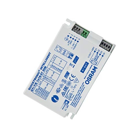 OSRAM elektronisches Vorschaltgerät (EVG), QUICKTRONIC INTELLIGENT DIM CFL, EVG LL/KLL DIM 1…10V, QTI-T/E 1X18-57/220-240 DIM