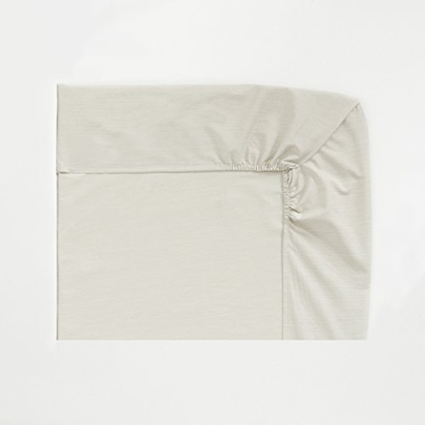 ORIGIN Rinde Bettlaken, Bambus, Creme, 160 x 200 cm