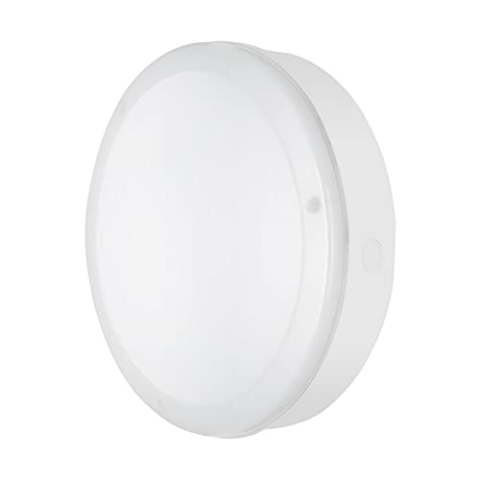 LEDVANCE Wand- und Deckenleuchte LED: für Decke/Wand, SURFACE BULKHEAD 300 SENSOR, 13,60 W, 220…240 V, Ausstrahlungswinkel: 120, Warm White, 3000 K, Gehäusematerial: Polycarbonat (PC), IP65, 1-er-Pack