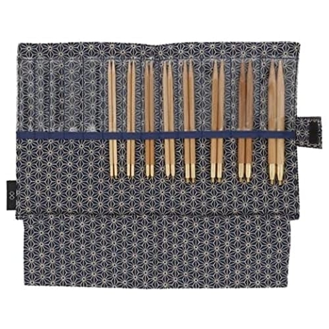 Seeknit KA58873-11 Rundstricknadeln Set, Bamboo, Blau, Kleine
