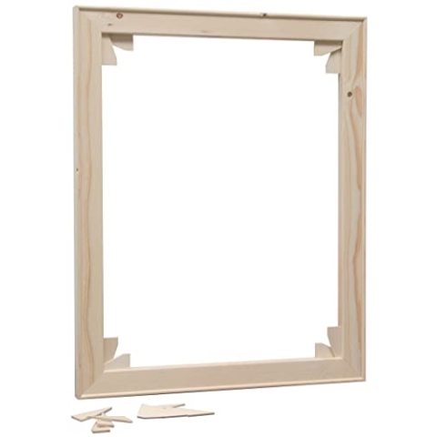 Deknudt Bilderrahmen S335, 100 x 100 cm Bilderrahmen, Natur, 60 x 90