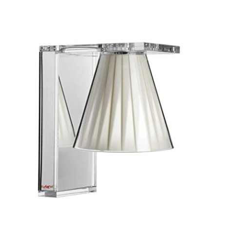 Kartell Light-Air, Wandleuchte, Glasklar/ Beige