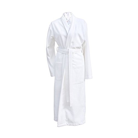 Heckett Lane Bademantel Rice XXL White