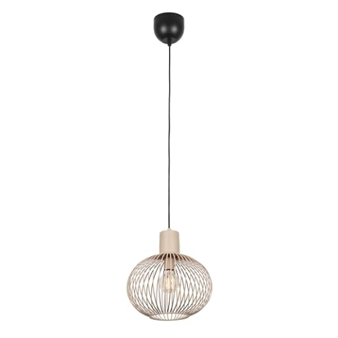 Trio Leuchten Pendelleuchte Gila 365790166, Metall sandfarbig, exkl. 1x E27