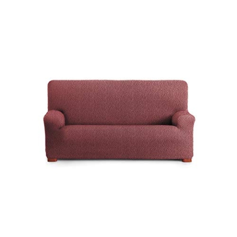 Eysa 3D Sofaüberwürfe, Lycra, ROT, 3 SITZER