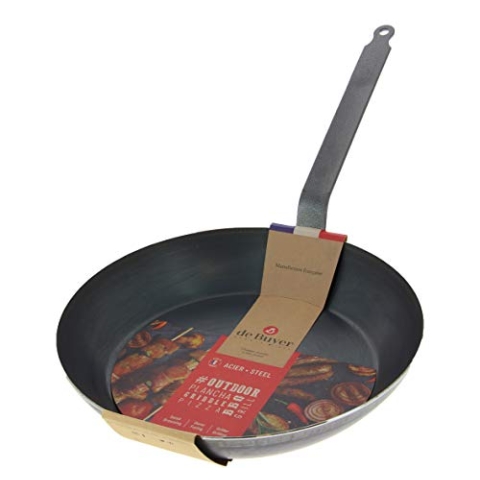 DE BUYER Grillpfanne TOLE blau #OUTDOOR Ø 36