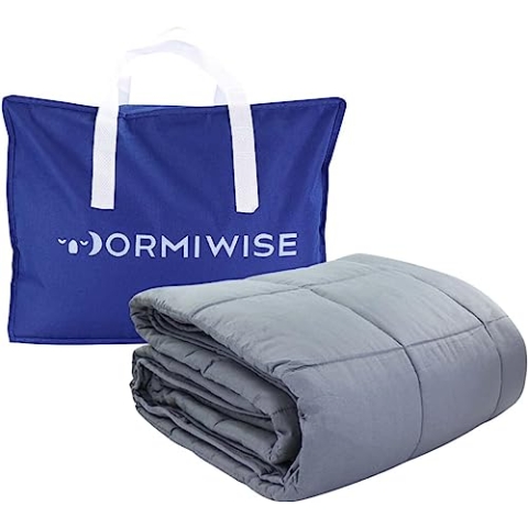 Dormiwise 2 Personen Gewichtsdecke 13 KG für besseren Schlaf - Weighted Blanket - Bettdecke - Beschwerte Decke - 200x200CM