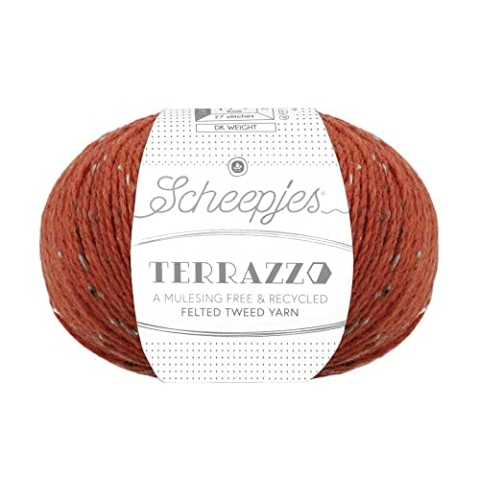 Scheepjes - Scheepjes 716 Mahagoni Terrazzo Garn - 1x50g