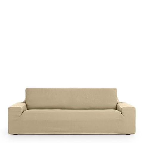 Eysa Ulises elastisch Sofa überwurf 3 sitzer, Polyester-Baumwolle, 01-beige, 37 x 9 x 29 cm