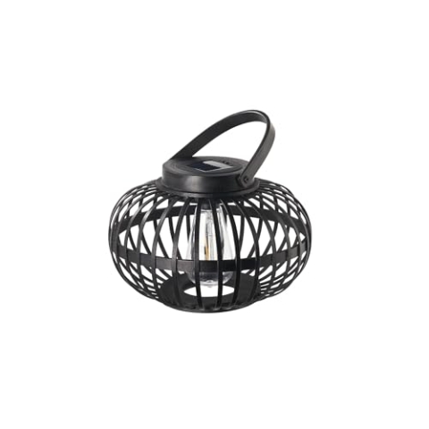48342 Pauleen Solarlaterne Bliss IP44 2700K 7lm Schwarz Solarleuchte