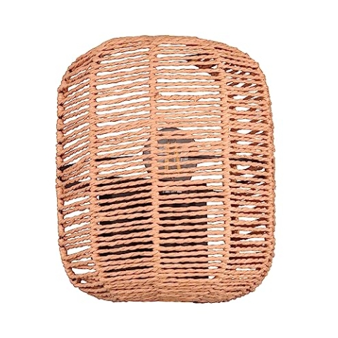 Trio Leuchten Wandleuchte Runa 203000132, Metall Schwarz matt, Sisal, exkl. 1x E27