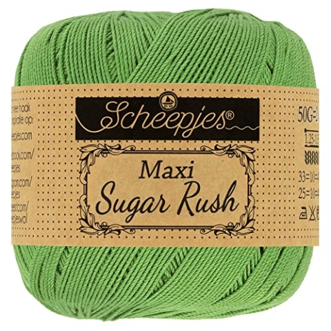 Scheepjes - Scheepjes 412 Wald Grün Maxi Sugar Rush Garn - 1x50g