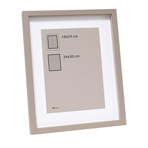 Deknudt Frames S223K7P1 Cadre Photo Avec Profondeur Bois Taupe 50 x 70 cm