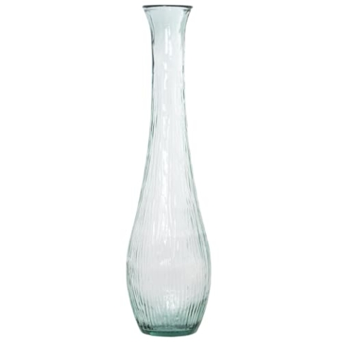 Alexandra House Living Bodenvase transparent, Glas, 24 x 24 x 91 cm