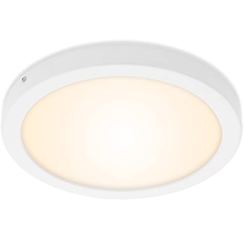 Briloner Leuchten - LED Aufbauleuchte, Deckenlampe, Deckenleuchte 21 Watt, 2.000 Lumen, 4.000 Kelvin, Rund, Weiß, 300x32mm (DxH)