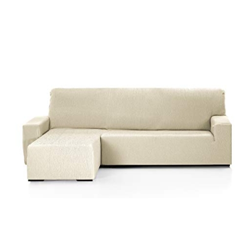 Martina Home - Emilia - Elastischer Bezug für Loungesessel - Kurzer linker Arm (Vorderansicht) - Elfenbein