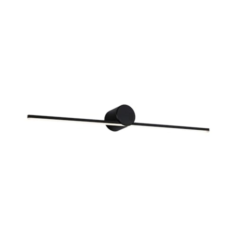Paulmann 75411 LED Leuchtspiegel Sava IP44 3000K 300lm 230V 5W Schwarz matt