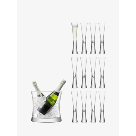 LSA International Moya Grand Servierset klar | 1 Einheit | mundgeblasenes & handgefertigtes Glas | MV26