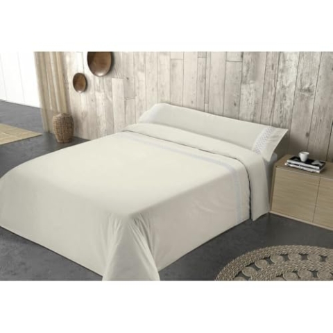 Pierre Cardin Elisa Bettwäsche-Set, Beige, Elfenbein, 3-teilig